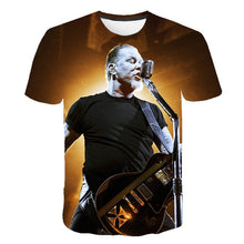 Load image into Gallery viewer, Summer 2020 new men's music T-shirt 3D printed round neck short sleeve T-shirt guitar handsome stylish metal cool top S-6XL
