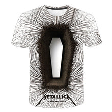 Load image into Gallery viewer, Summer 2020 new men's music T-shirt 3D printed round neck short sleeve T-shirt guitar handsome stylish metal cool top S-6XL
