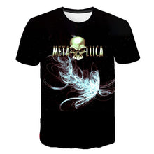 Load image into Gallery viewer, Summer 2020 new men's music T-shirt 3D printed round neck short sleeve T-shirt guitar handsome stylish metal cool top S-6XL
