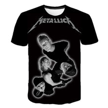 Load image into Gallery viewer, Summer 2020 new men's music T-shirt 3D printed round neck short sleeve T-shirt guitar handsome stylish metal cool top S-6XL
