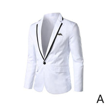 Load image into Gallery viewer, Custom Made 3pcs Business Blazer +Vest +Pants Wedding Suit Male Blazers Slim Suits Vintage Classic Blazers Male Party
