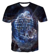 Load image into Gallery viewer, 3D new print personalized clock geometry T-shirt Fashion Street Style Men's summer short sleeve top T-shirt s-6xl

