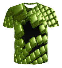 Load image into Gallery viewer, 3D new print personalized clock geometry T-shirt Fashion Street Style Men's summer short sleeve top T-shirt s-6xl
