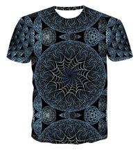 Load image into Gallery viewer, 3D new print personalized clock geometry T-shirt Fashion Street Style Men's summer short sleeve top T-shirt s-6xl
