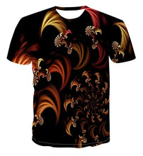 Load image into Gallery viewer, 3D new print personalized clock geometry T-shirt Fashion Street Style Men's summer short sleeve top T-shirt s-6xl
