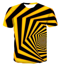 Load image into Gallery viewer, 3D new print personalized clock geometry T-shirt Fashion Street Style Men's summer short sleeve top T-shirt s-6xl

